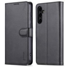 AZNS AZNS Samsung Galaxy S24 FE Fodral L&auml;der Svart