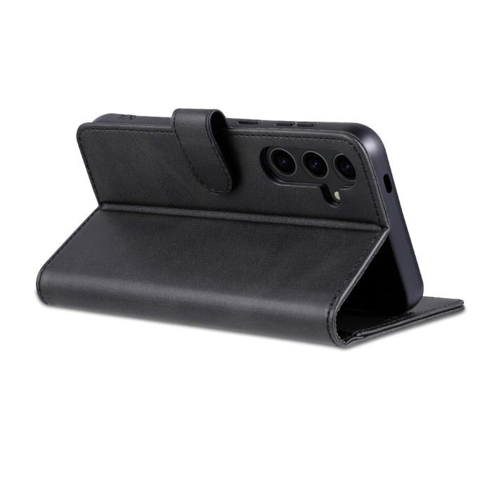 Bild 4, AZNS AZNS Samsung Galaxy S24 FE Fodral Läder Svart