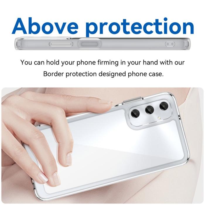 Bild 4,  Samsung Galaxy A05s 4G Skal TPU/Akryl Shockproof Transparent