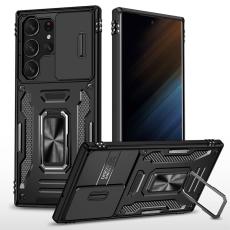  Samsung Galaxy S23 Ultra Skal Hybrid Ring Armor Svart