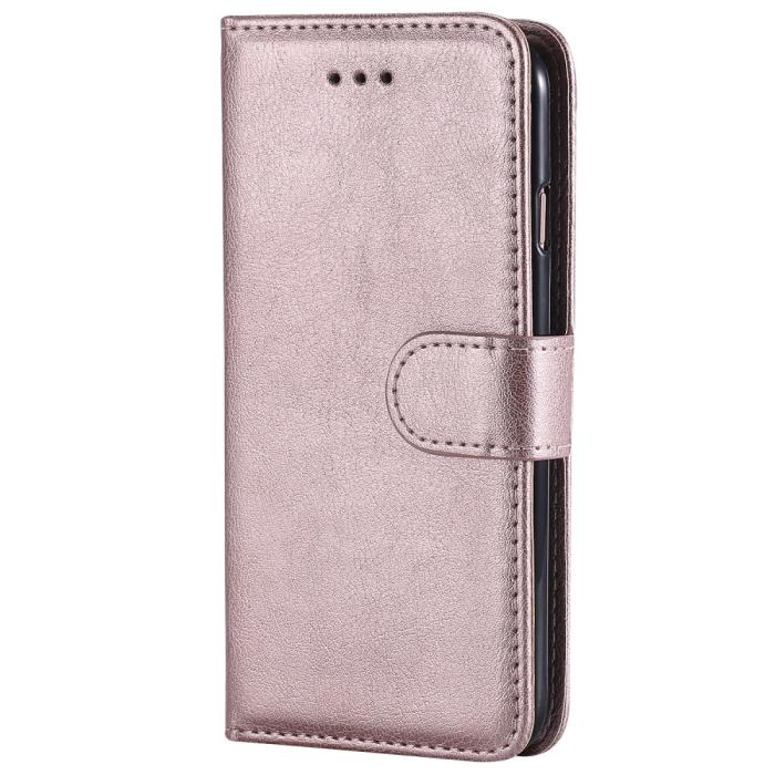 Bild 2,  iPhone 6/7/8/SE (2020/2022) - 2in1 Magnet/Plånboksfodral - Roséguld