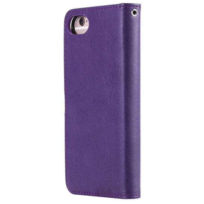 Bild 3,  iPhone 6/7/8/SE (2020/2022) - 2in1 Magnet/Plånboksfodral - Lila