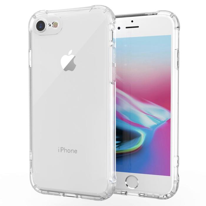 Bild 2,  iPhone 7/8/SE (2020/2022) - Shockproof TPU Skal - Transparent