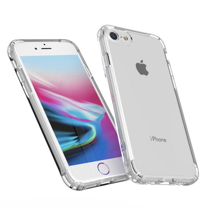 Bild 3,  iPhone 7/8/SE (2020/2022) - Shockproof TPU Skal - Transparent