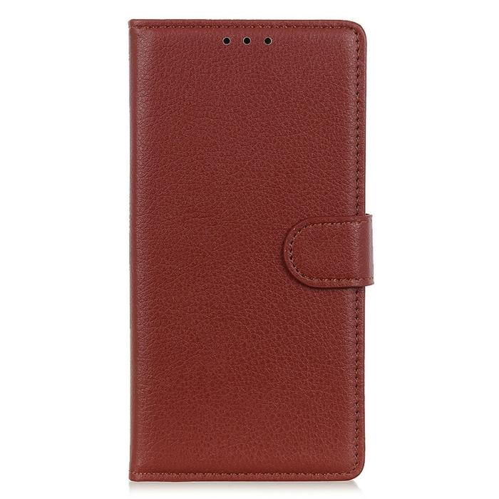 Bild 5,  Xiaomi 17T Pro Fodral Litchi Läder Brun