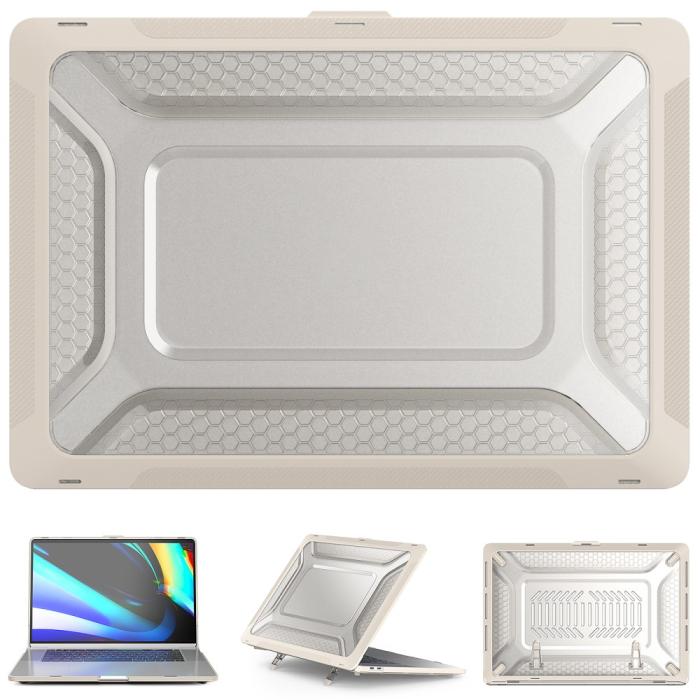 Bild 2,  MacBook Pro 16 2019 Skal Med Kickstand Beige