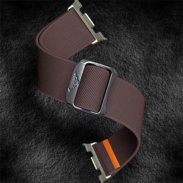 Bild 3,  Galaxy Watch 8 46/44/40 mm Armband Justerbart Nylon Lila