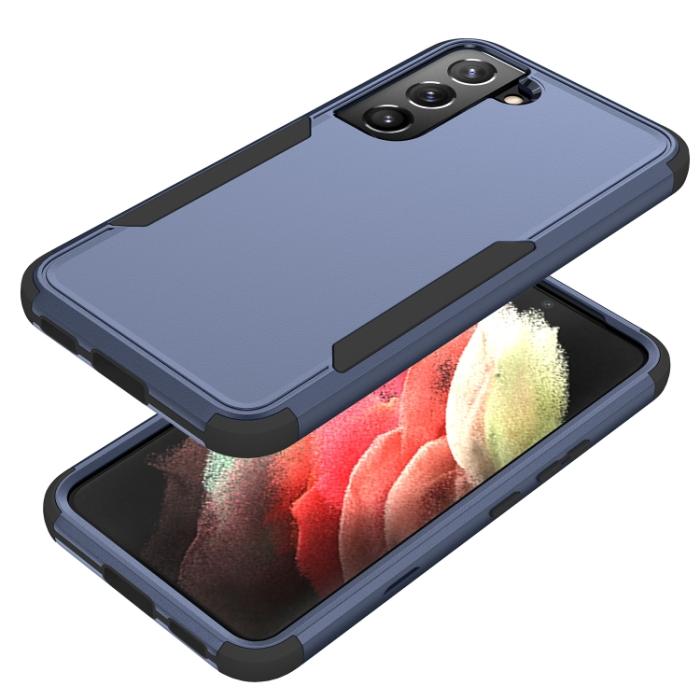 Bild 2,  Samsung Galaxy S22 Skal Hybrid Shockproof Blå/Svart