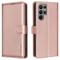  Samsung Galaxy S25 Ultra Fodral Läder RFID Roséguld
