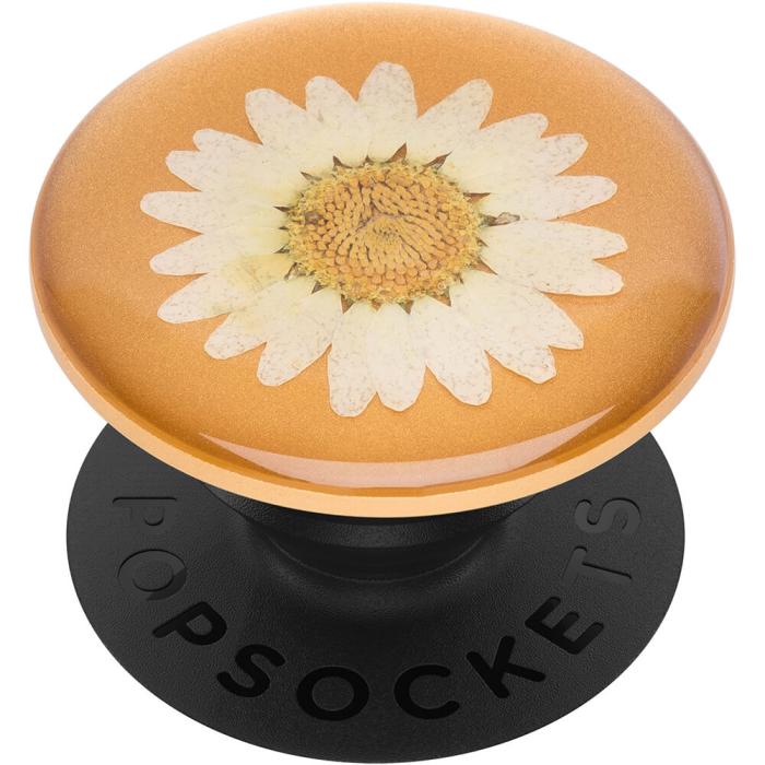 Bild 3, PopSockets PopSockets Avtagbart Grip med Ställfunktion Premium Pressed Flower White Daisy