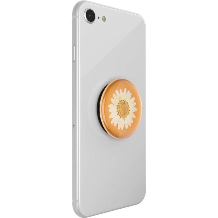 Bild 8, PopSockets PopSockets Avtagbart Grip med Ställfunktion Premium Pressed Flower White Daisy