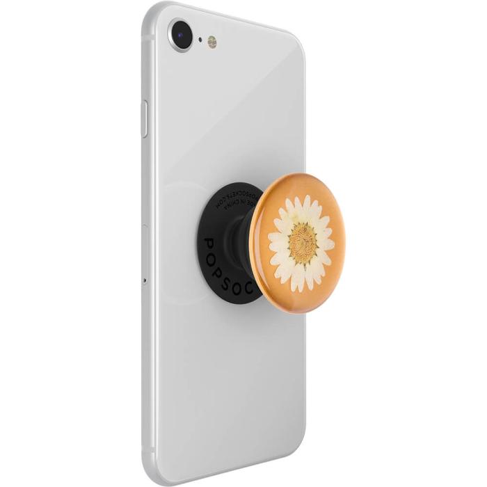 Bild 9, PopSockets PopSockets Avtagbart Grip med Ställfunktion Premium Pressed Flower White Daisy