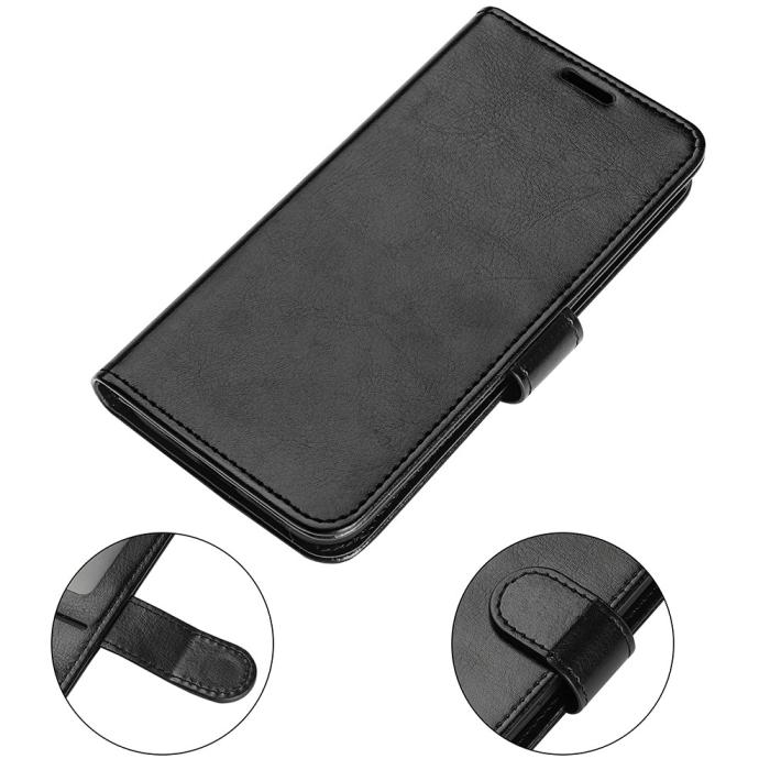 Bild 6,  Google Pixel 11 Pro XL Fodral Crazy Horse Läder Svart
