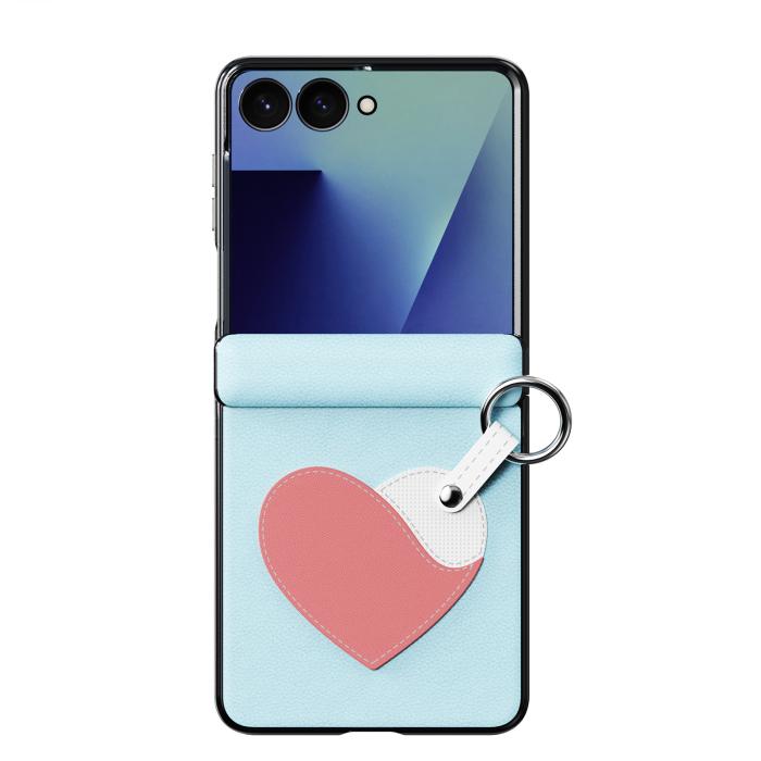 Bild 2, DUX DUCIS DUX DUCIS Samsung Galaxy Z Flip 8 Skal PU-Läder Hjärta