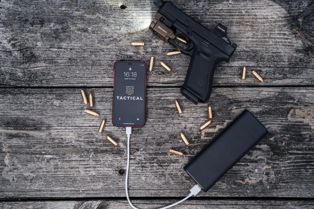 Tactical Tactical 2m 2.4A 12W USB-C Laddkabel Svart