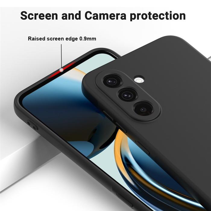 Bild 4,  Samsung Galaxy A17 Skal Liquid Silikon Svart