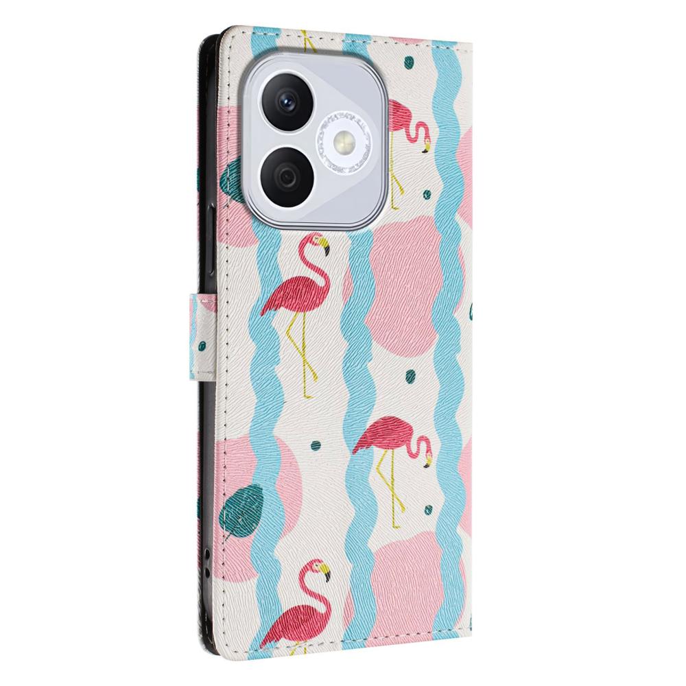  Honor 400 Lite Fodral Med Tryck Flamingos