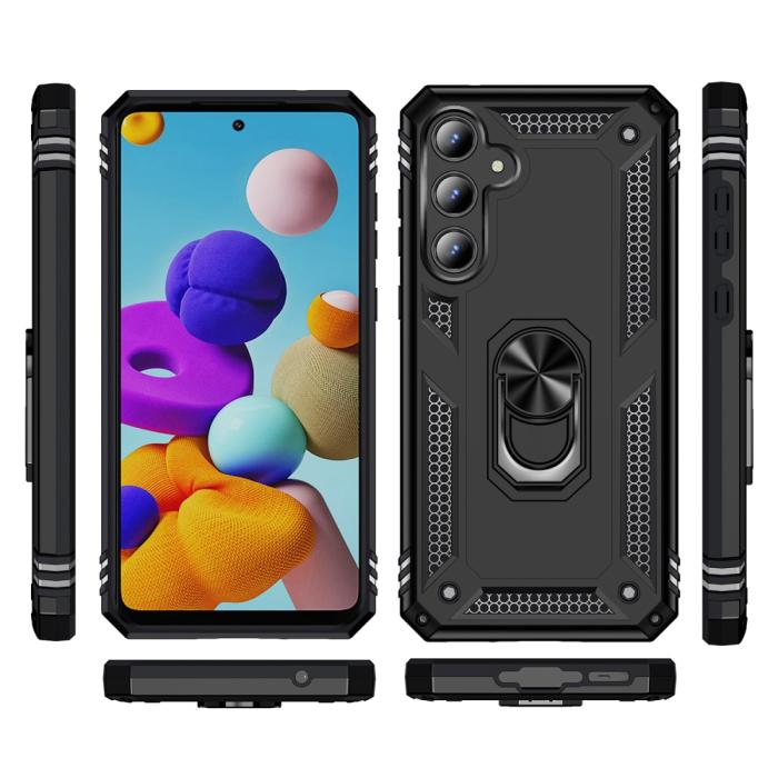 Bild 6,  Samsung Galaxy A55 5G Skal Ring Armor Hybrid Svart