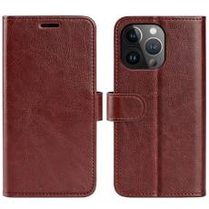  iPhone 15 Pro Max Fodral L&auml;der Brun