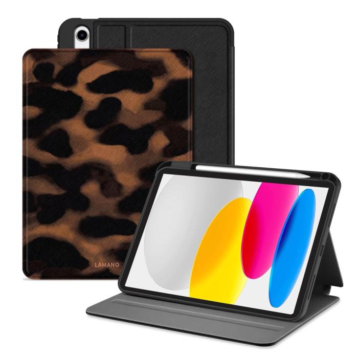 Bild 2, Tech-Protect Tech-Protect iPad 11 2025 / iPad 10.9 2022 Fodral Lamano Panther