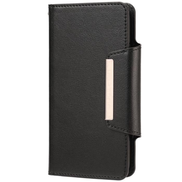 Bild 2,  iPhone 7/8/SE 2in1 Magnet Fodral / Skal Svart