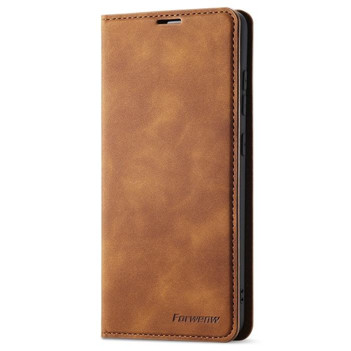 Bild 6, FORWENW FORWENW Samsung Galaxy A23 5G Fodral Flip Läder Brun