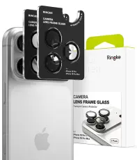 Ringke Ringke iPhone 18 Pro / 18 Pro Max 2-PACK Linsskydd Svart
