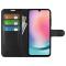  Samsung Galaxy A25 5G Fodral Litchi Läder Svart