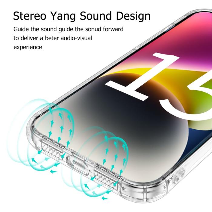 Bild 3, LEEU DESIGN LEEU DESIGN iPhone 15 Plus Skal AirBag Hybrid Transparent