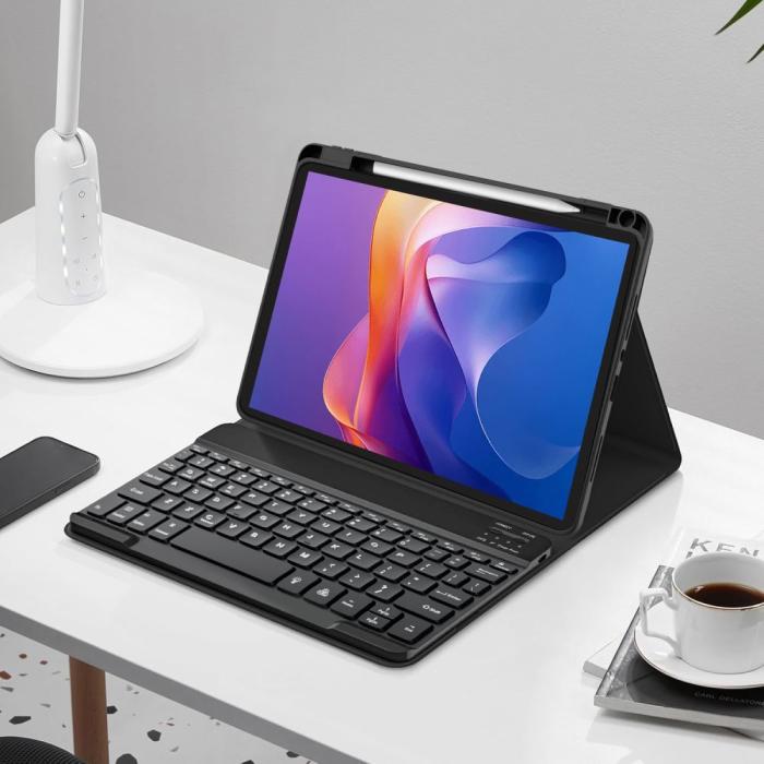 Bild 3, Tech-Protect Tech-Protect Xiaomi Redmi Pad 2 Fodral SC Tangentbord Svart