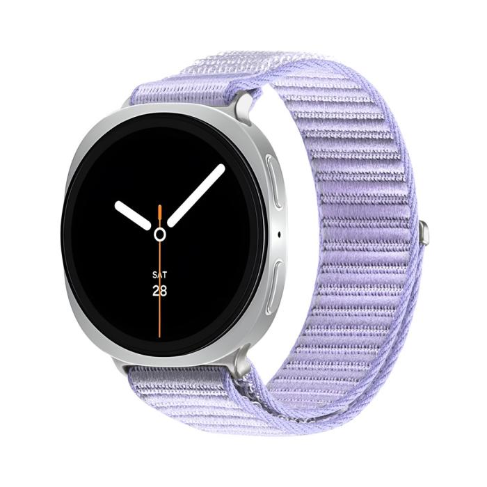Bild 3, DUX DUCIS DUX DUCIS Galaxy Watch 8 46/44/40 mm Armband Nylon Loop Lila