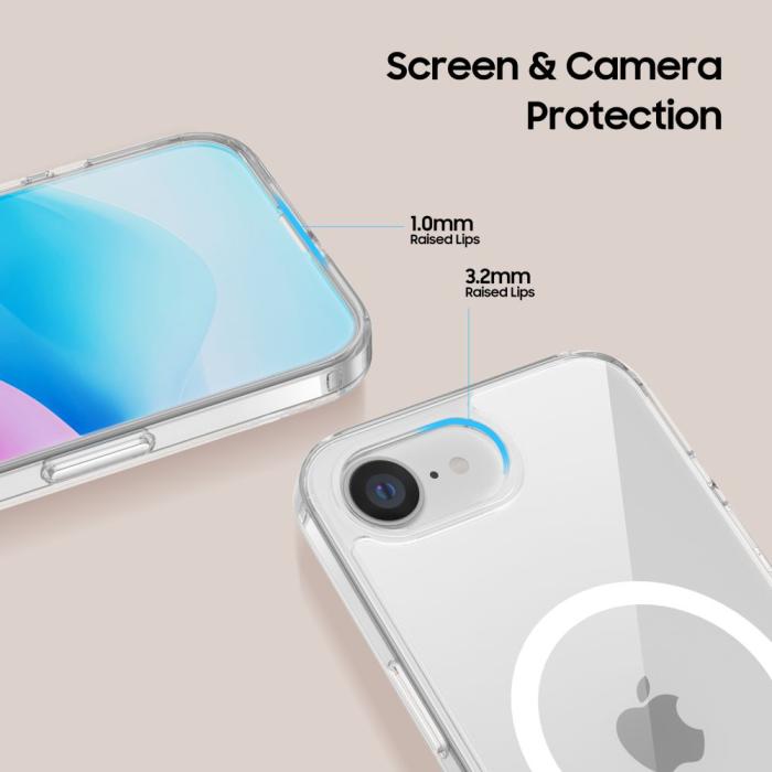 Bild 4, Tech-Protect Tech-Protect iPhone 17e / 16e Skal MagSafe FlexAir Hybrid