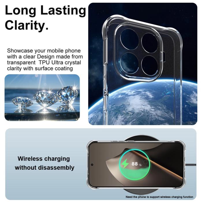 Bild 5, IMAK IMAK Xiaomi 15T Pro Skal Airbag Shockproof Transparent