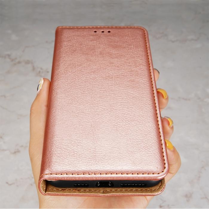 Bild 3,  Samsung Galaxy S22 Fodral Flip Läder Roséguld