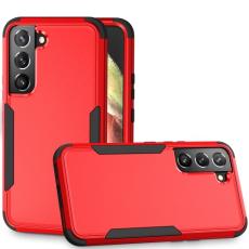  Samsung Galaxy S22 Skal Hybrid Shockproof R&ouml;d/Svart