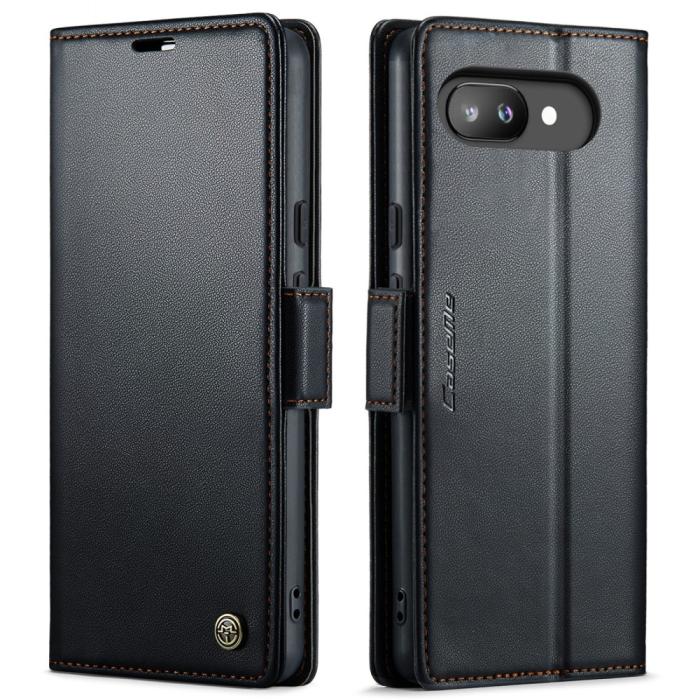 Bild 2, CASEME CASEME Google Pixel 9a Fodral RFID Läder Svart