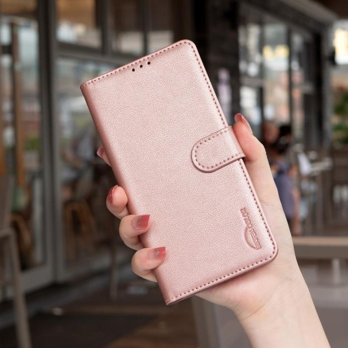 Bild 6,  Samsung Galaxy S25 Ultra Fodral Läder RFID Roséguld