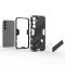  Samsung Galaxy S25 Skal Kickstand Hybrid Armor Röd