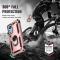  Xiaomi 12 Pro Skal Ring Hybrid Armor Roséguld