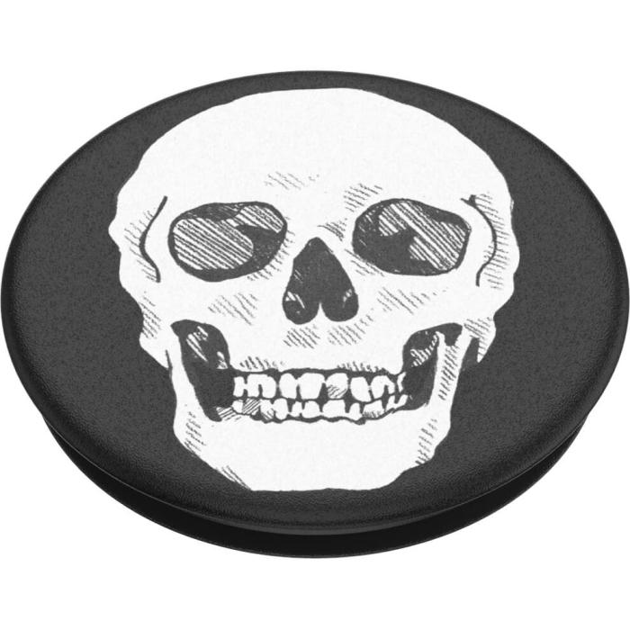 Bild 4, PopSockets PopSockets Avtagbart Grip med Ställfunktion Shaky Bones White