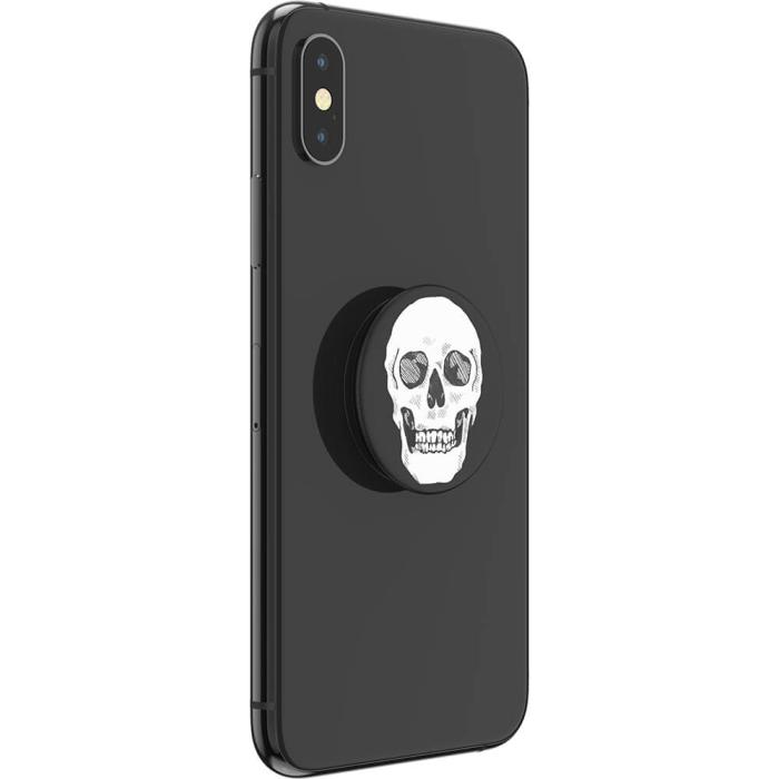 Bild 6, PopSockets PopSockets Avtagbart Grip med Ställfunktion Shaky Bones White