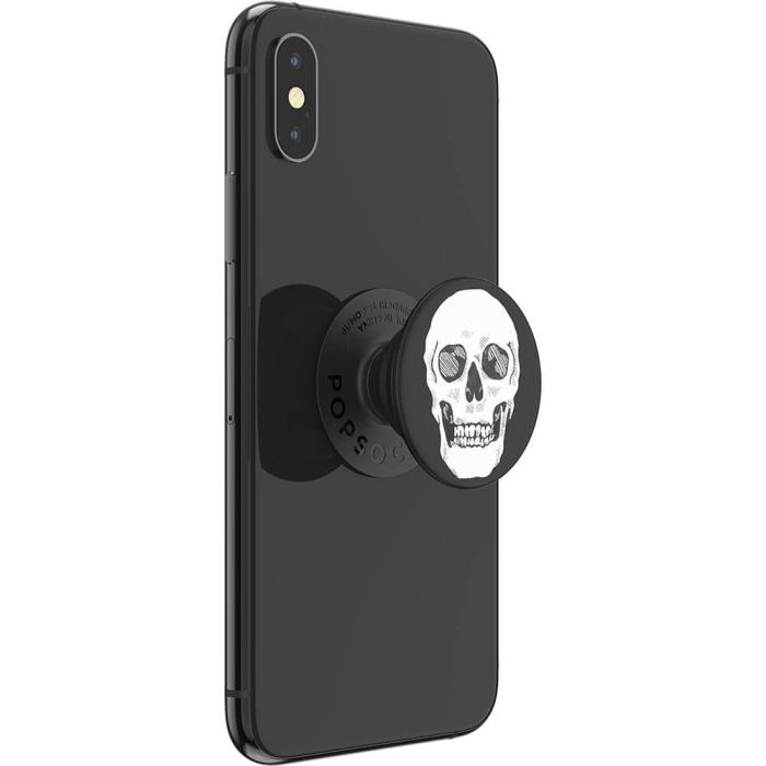 Bild 7, PopSockets PopSockets Avtagbart Grip med Ställfunktion Shaky Bones White