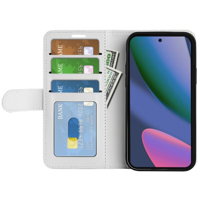 Bild 2,  Google Pixel 11 Pro XL Fodral Crazy Horse Läder Vit