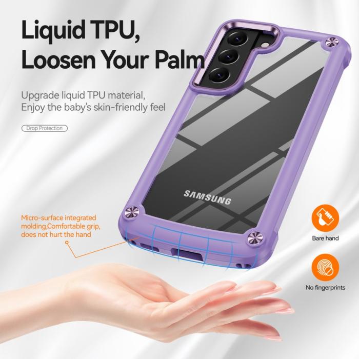 Bild 3,  Samsung Galaxy S23 Skal Xtreme Shockproof Hybrid Lila