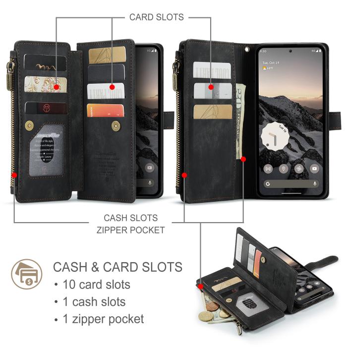 Bild 3, CASEME CASEME Google Pixel 11 Pro XL Fodral 2in1 Multifunktionell