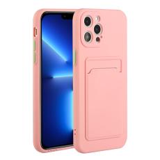  iPhone 13 Pro Skal Med Kortfack Ljus Rosa