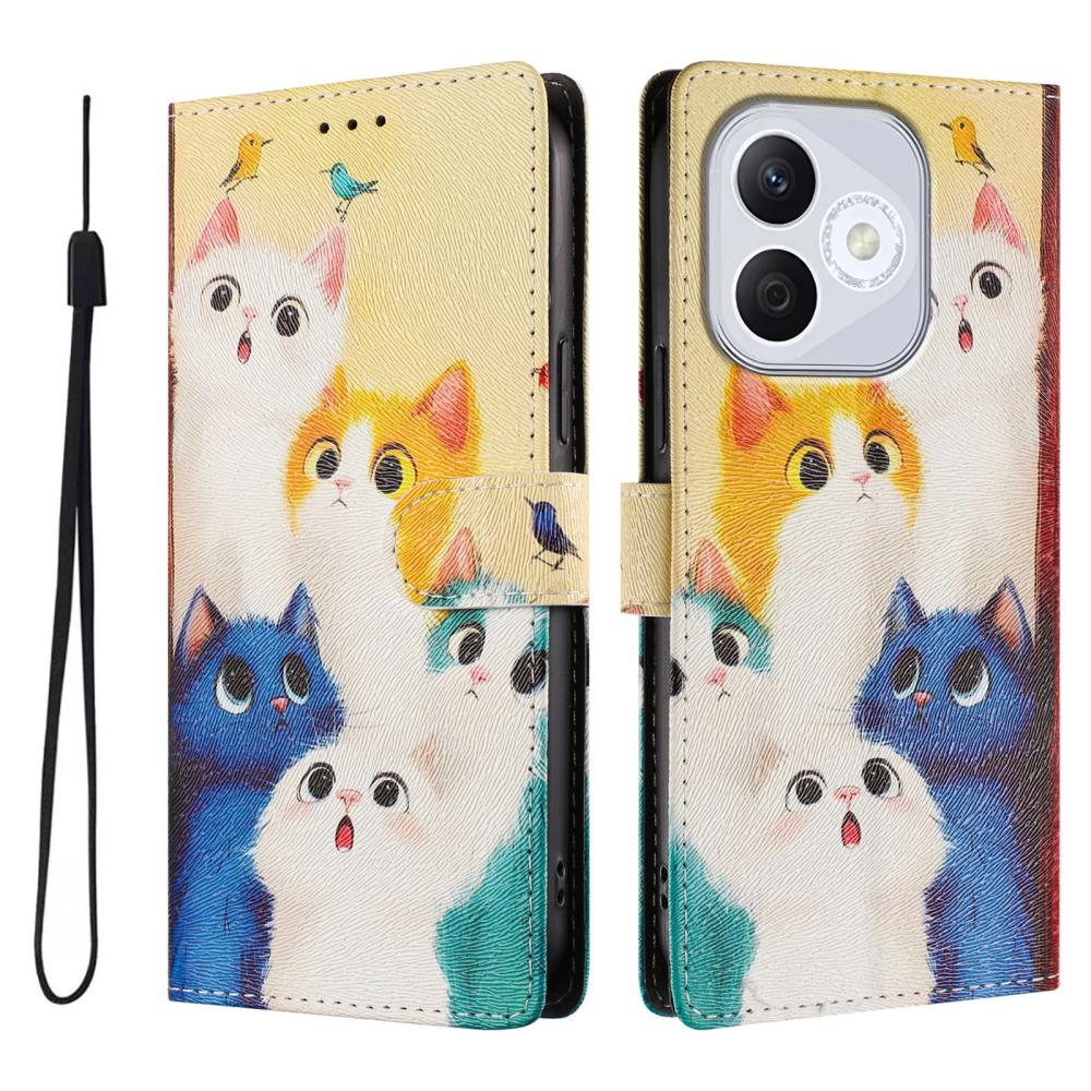  Honor 400 Lite Fodral Med Tryck Katter