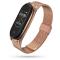 Tech-Protect Tech-Protect Milanese Metall Armband Xiaomi Mi Smart Band 5/6 Roséguld