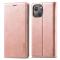 LC.IMEEKE LC.IMEEKE iPhone 15 Plus Fodral Flip Läder Roséguld