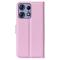  Motorola Edge 50 Pro 5G Litchi Läder Fodral Ljus Rosa